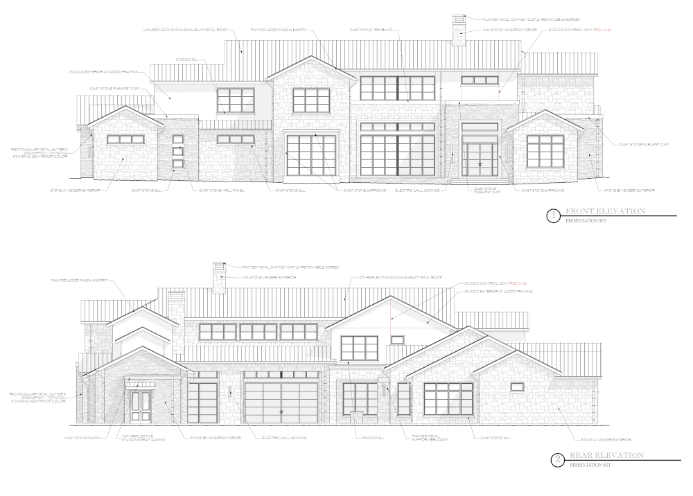 Front & Back Elevations